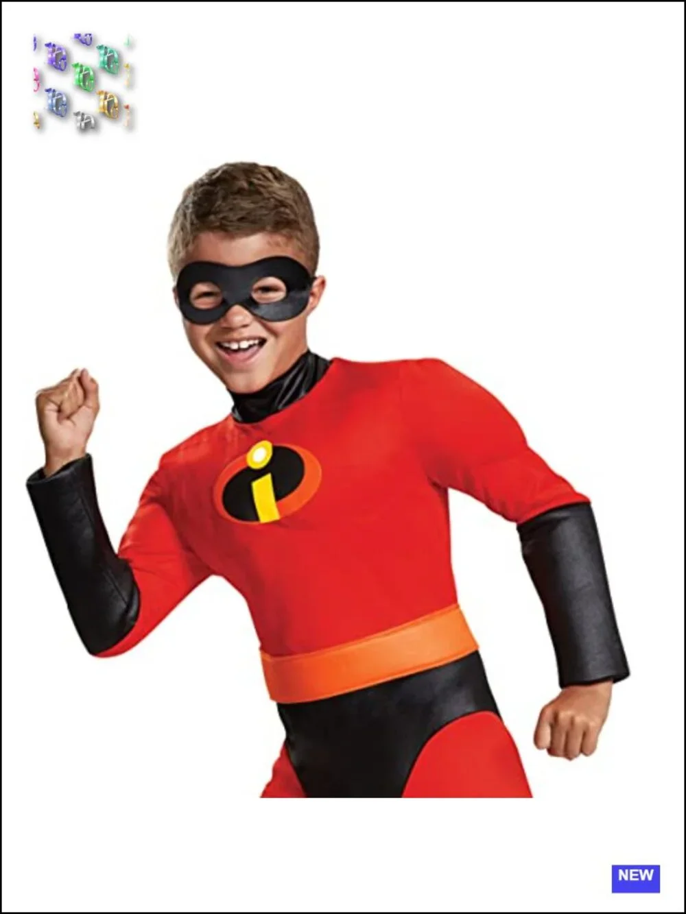 Kids Dash Muscle Costume - Officially Licensed, 100% Polyester, Halloween Dress
